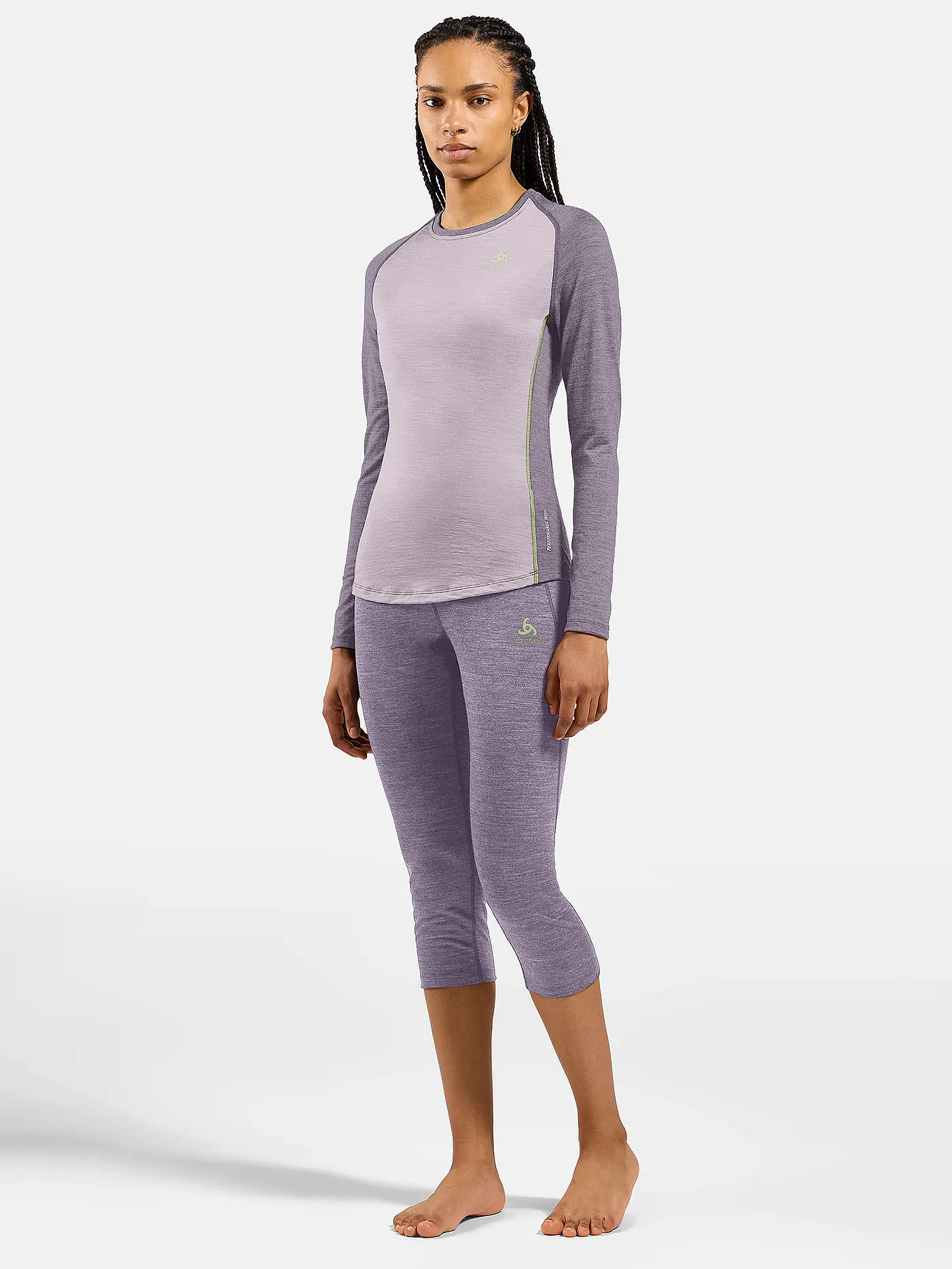 ODLO | Damen Unterzieh Hose Natural Performance 150 4/4 | 